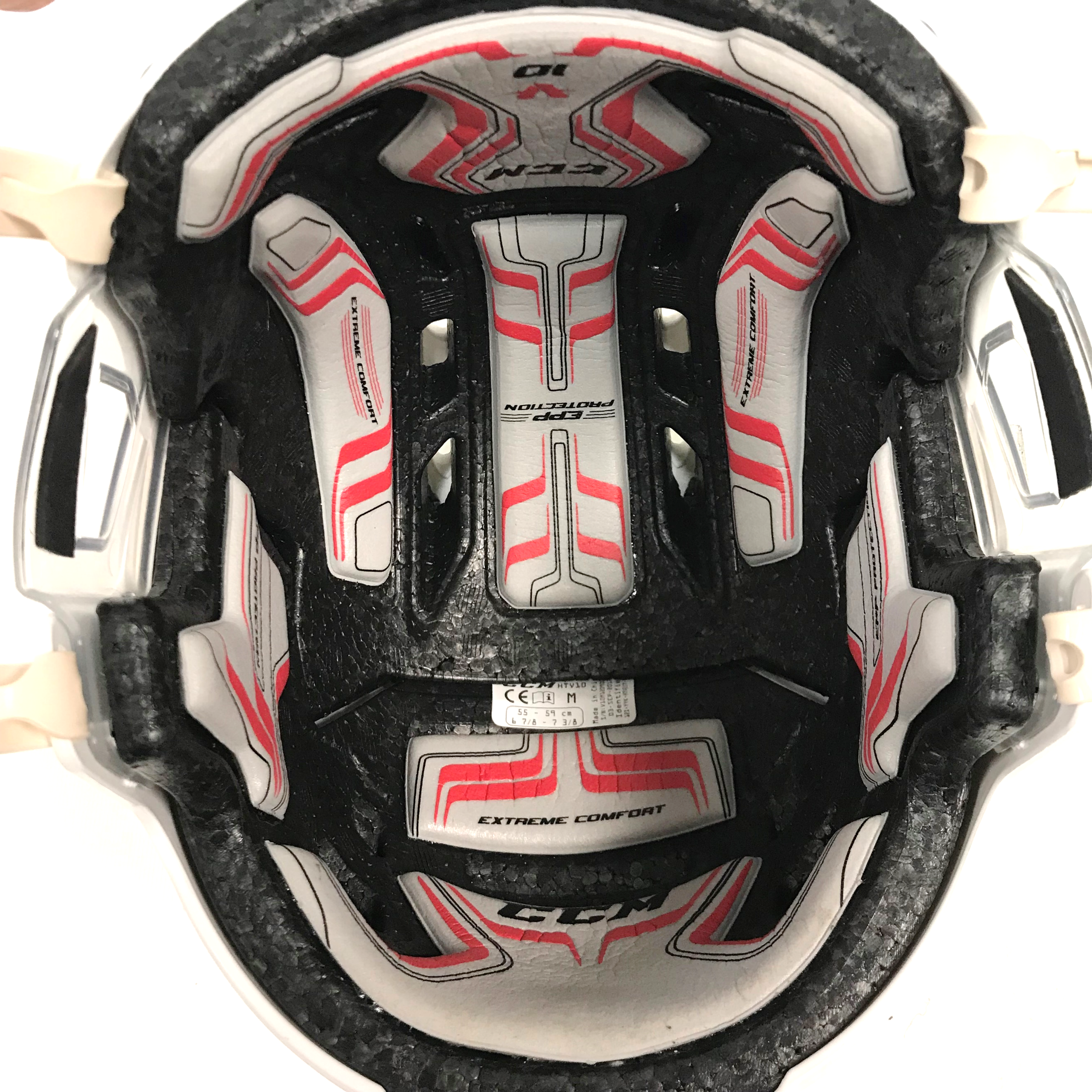 CCM V10 - Casque de hockey (bleu)